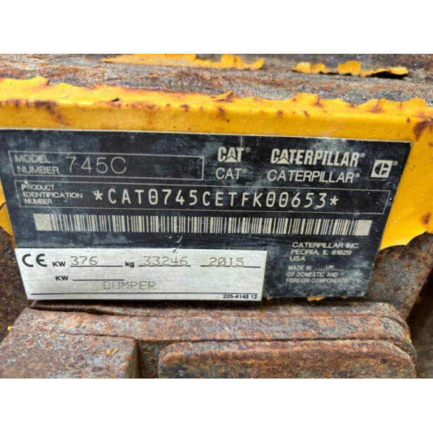 2015 Caterpillar 745C-42639810