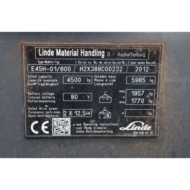 2012 Linde E45H-01/600-42640096