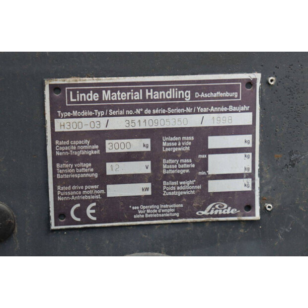 1998 Linde H30D-03-42640153
