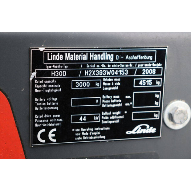 2008 Linde H30D-42640190
