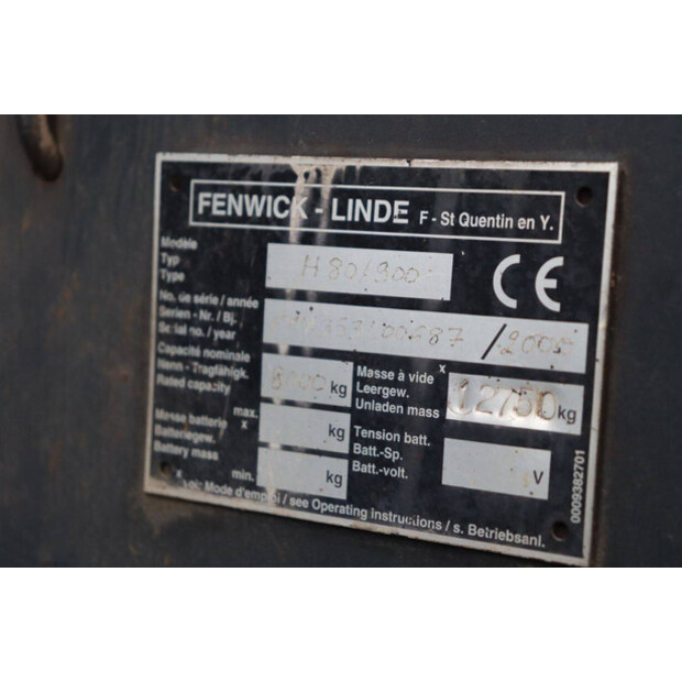 2005 Linde H80/900 T-42640331