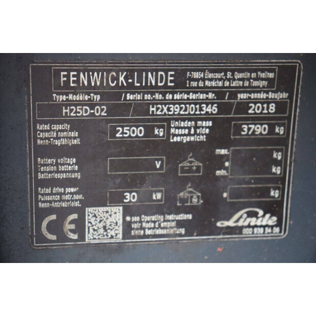 2018 Linde H25D-02-42640411