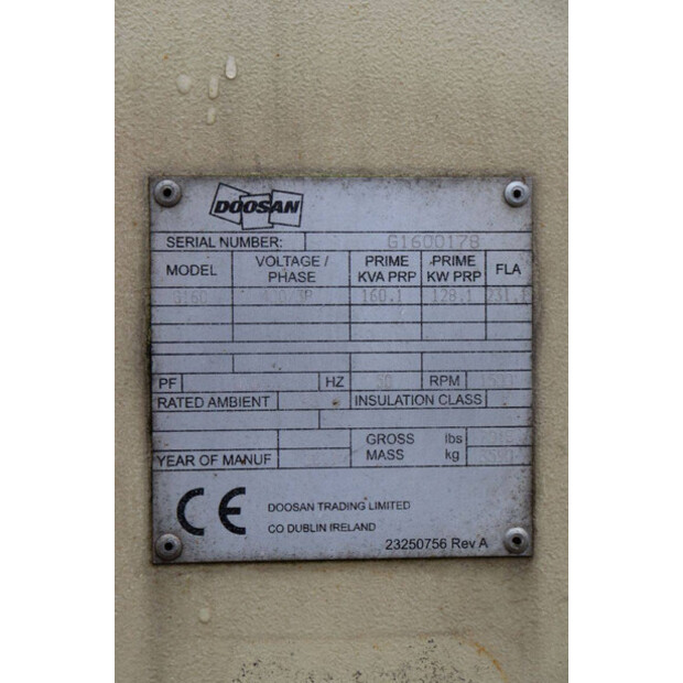 2011 Doosan G160-42640674