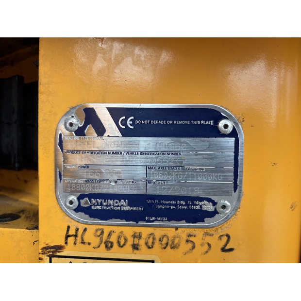 2018 هيونداي HL960-42654385