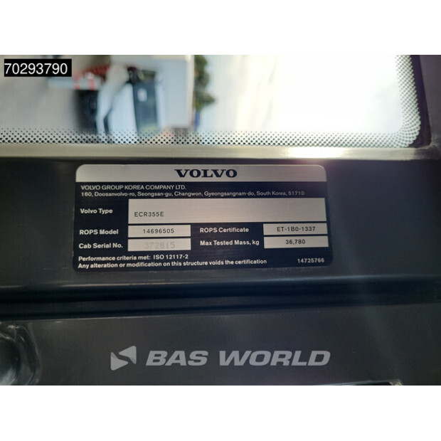 2018 فولفو ECR355EL-42668470