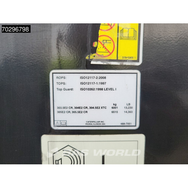 2019 Caterpillar 305E2CR-42670581