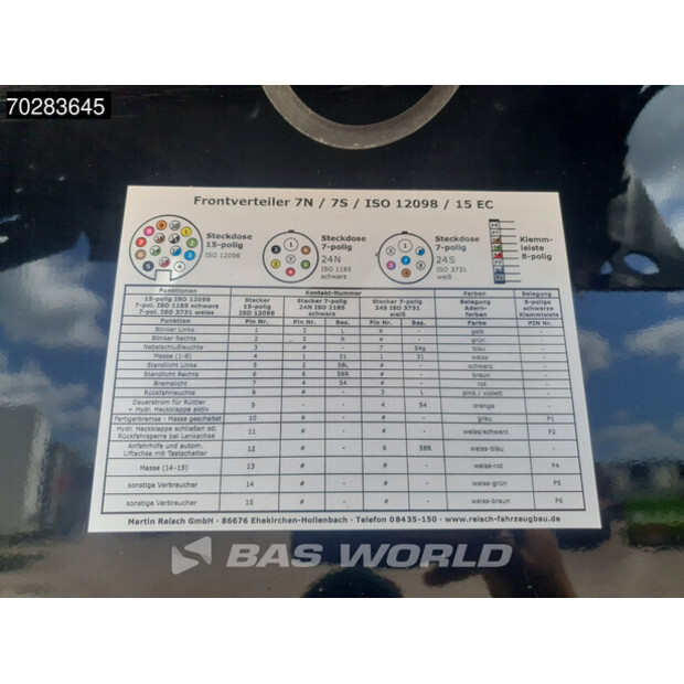 2021 رايش RSBS-3-15 3 axles LANG-LKW Lift Axle Very good condition-42675022