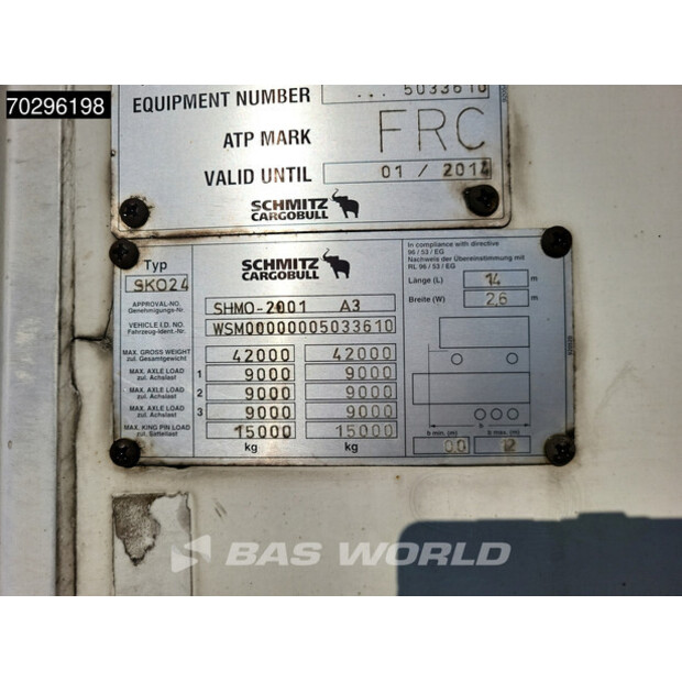 2014 Schmitz Cargobull Vector 1850T-42677652