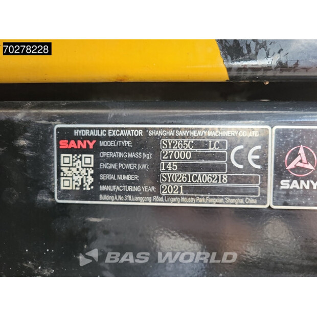 2021 Sany SY265C LC-42679797