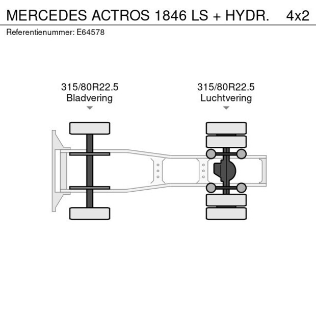 2017 مرسيدس بنز ACTROS 1846-42696340