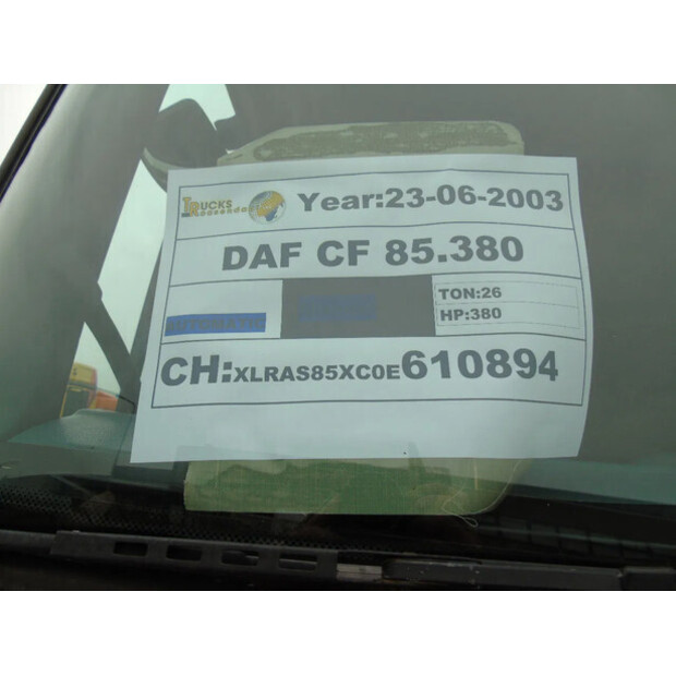 2003 DAF Cf 85.380-42697520