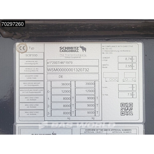 2021 Schmitz Cargobull SCB*S3D-42697838
