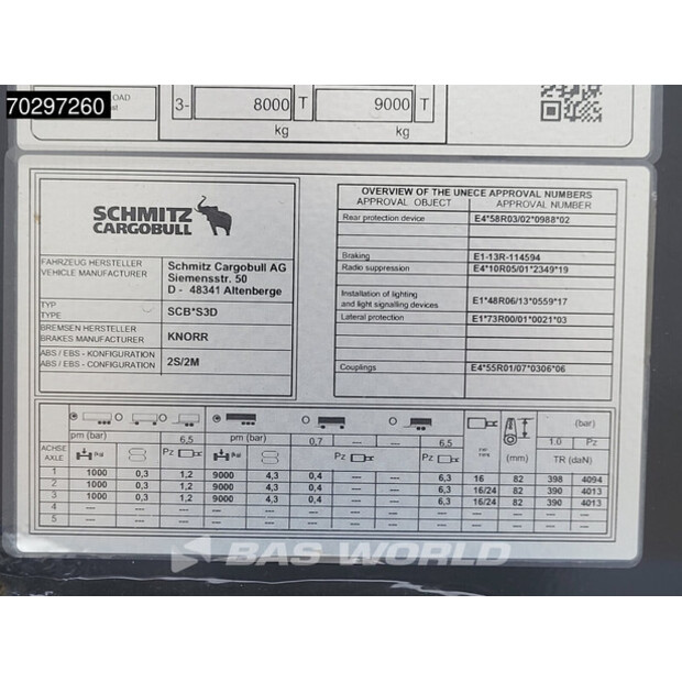 2021 Schmitz Cargobull SCB*S3D-42697839