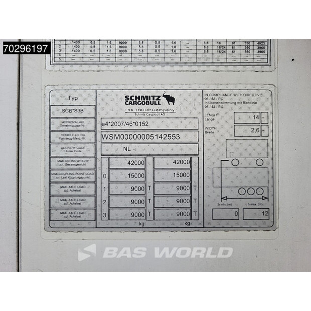 2015 شميتز كارجوبول Thermo King SLXe 300-42697927