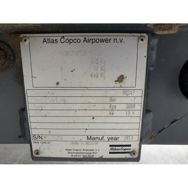 2013 Atlas-Copco XAS 47 KD-42728988