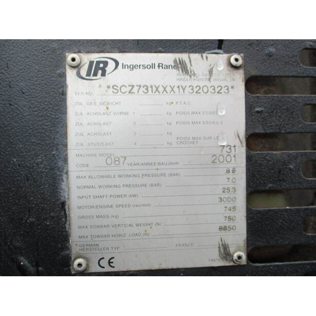 2001 INGERSOLL RAND 7/31-42729449