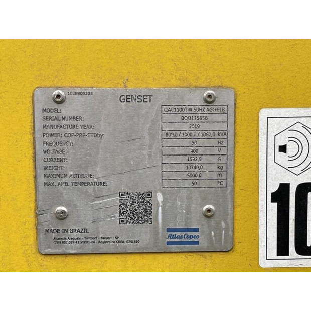 2019 Atlas-Copco QAC 1100 TWIN-POWER-42730540