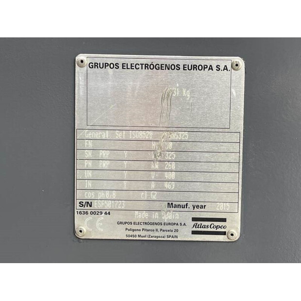 2015 Atlas-Copco QAS 325 VD-42731399