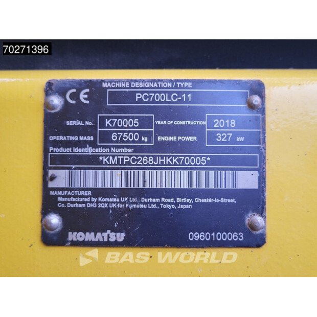 2018 Komatsu PC700 LC -11-42733181