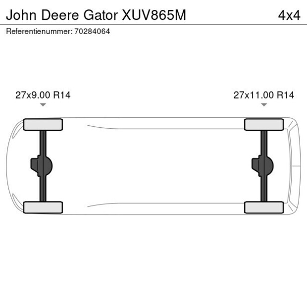 2022 جون دير Gator XUV865M-42748547