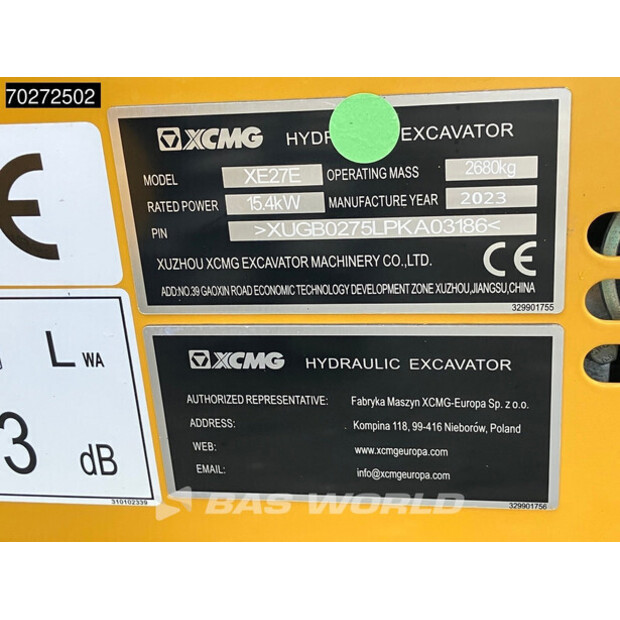 2023 اكس سي ام جي XE27E-42750648