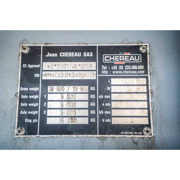 2013 Chereau Carrier 1950 MT-42752548
