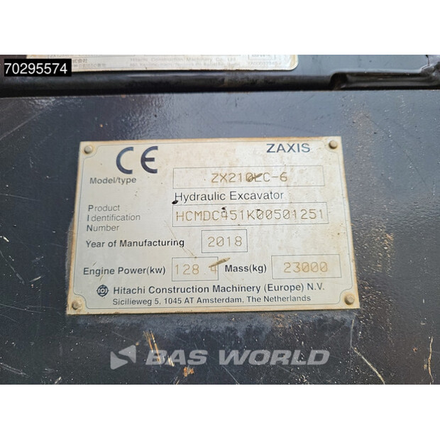 2018 هيتاشى ZX210LC-6-42756692