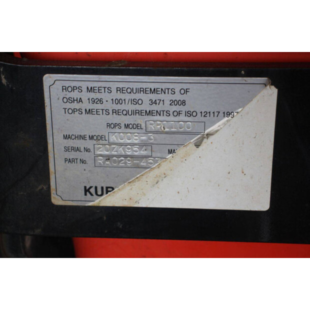 2021 KUBOTA K008-3-42775482