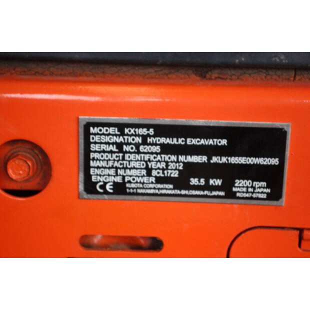 2012 KUBOTA KX165-5-42776460