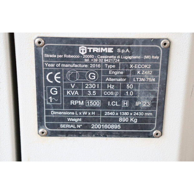 2016 Trime X-ECOK2-42783673