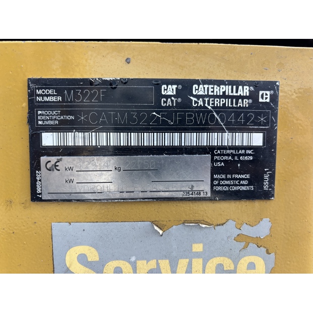 2020 كاتربيلر M322F-42796186