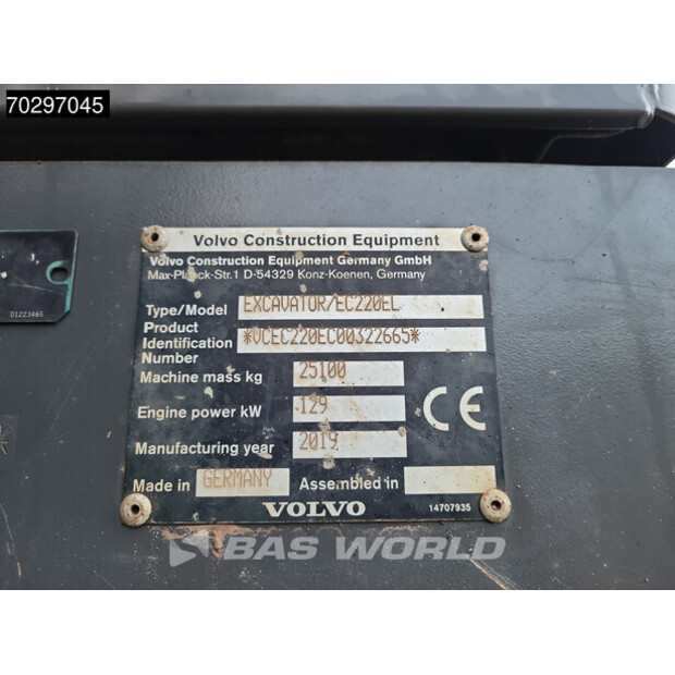 2019 Volvo EC220EL-42804842