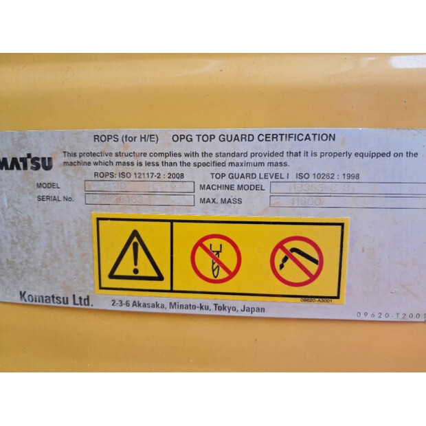 2018 Komatsu HB365LC-3 Hybrid-42805780