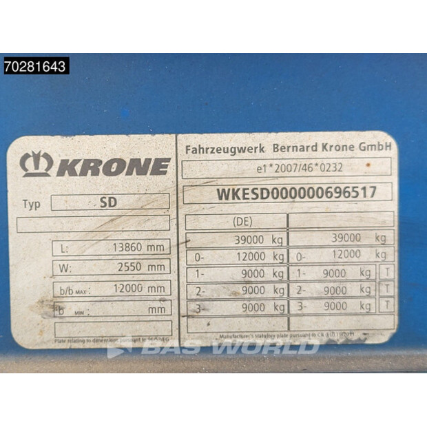 2016 Krone SD-42805972