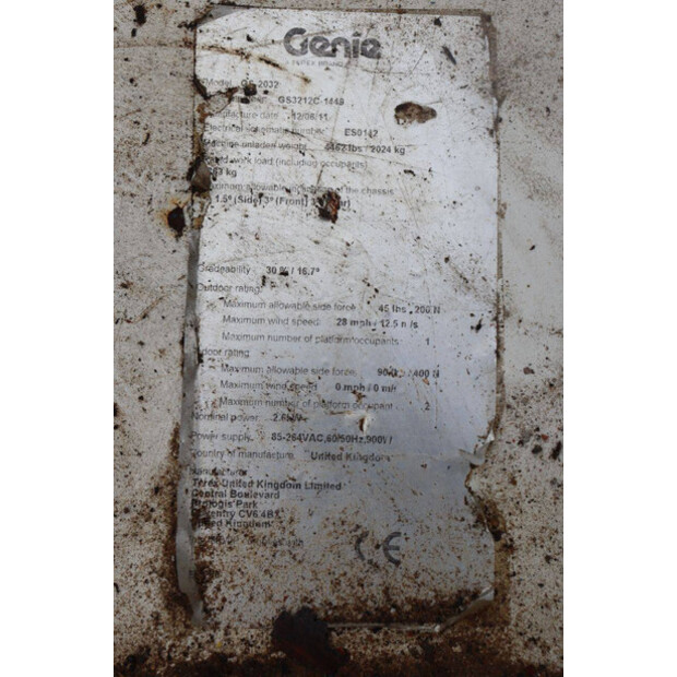 2011 Genie GS-2032-42809525