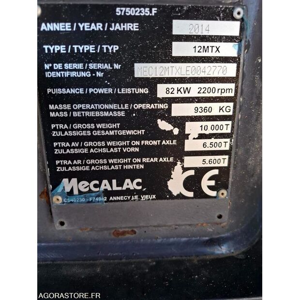 2014 Mecalac 12 MTX-42830279