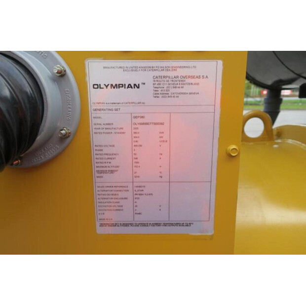 2005 كاتربيلر GEP380-42830717
