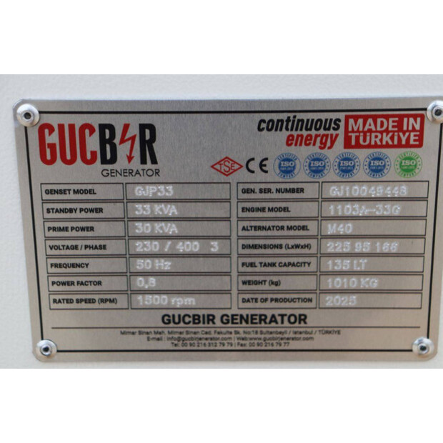 2025 Gucbir GJP33-42830964