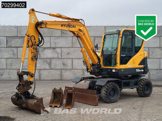 Image de PELLETEUSES À ROUES 2017 Hyundai Robex 55W-9A