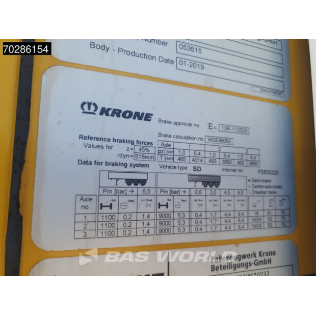 2019 Krone SD-42873827