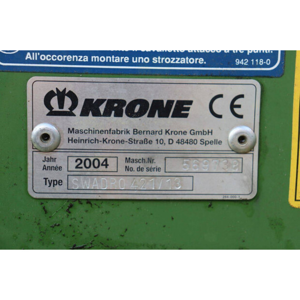 2004 Krone SWADRO 421/13-42889620