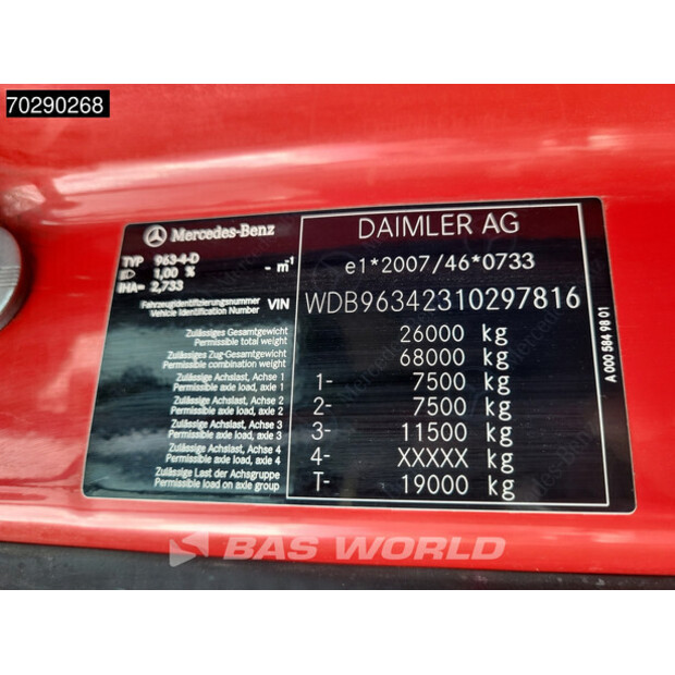 2018 Mercedes-Benz Actros 2553-42892317