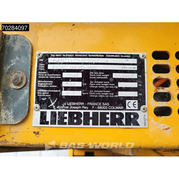 2009 Liebherr R954C-42892479