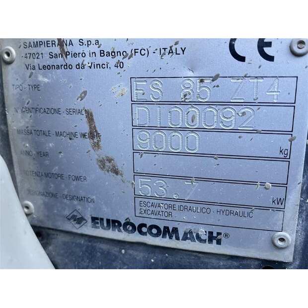 2017 Eurocomach ES 85 ZT 4-42895525