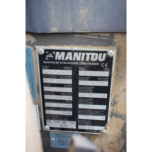 2014 Manitou MLT 627-42907738