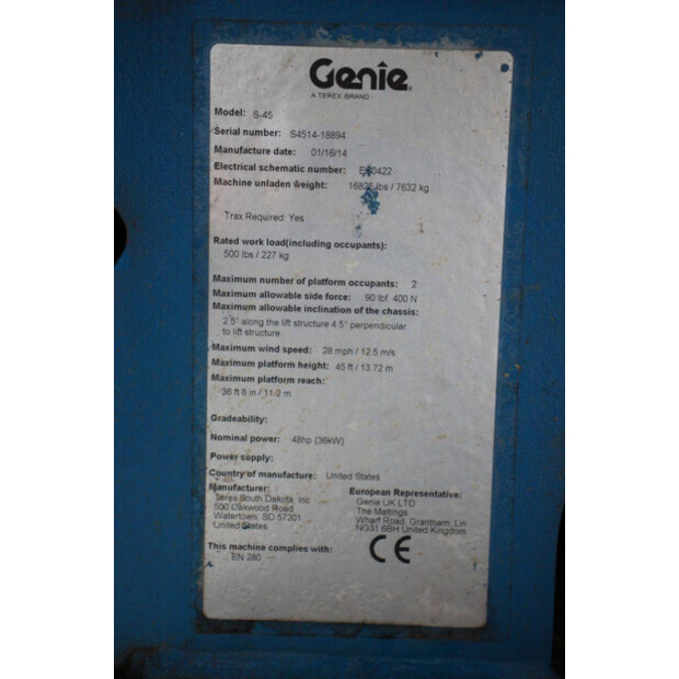 2014 Genie S-45-42912869
