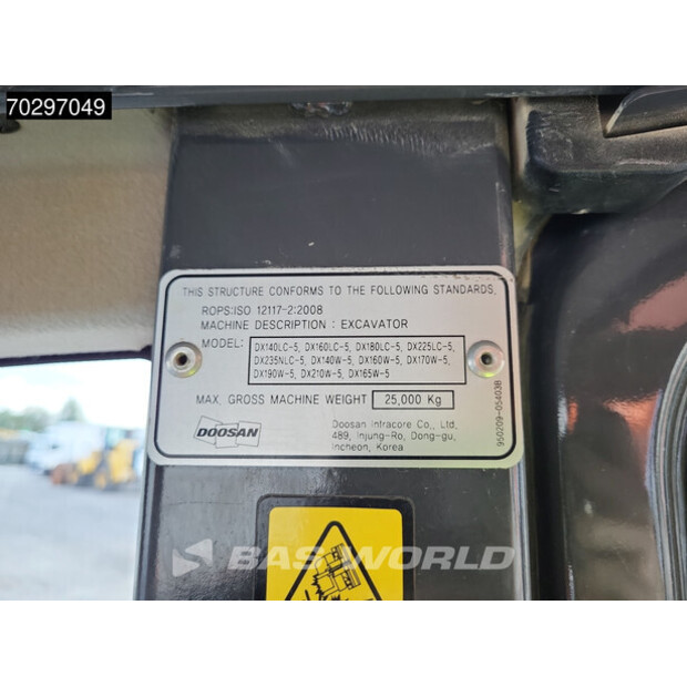 2018 دووسان DX140LC-5-42913375