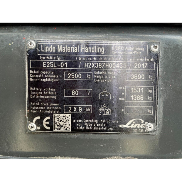 2017 Linde E 25 L-01-42936439