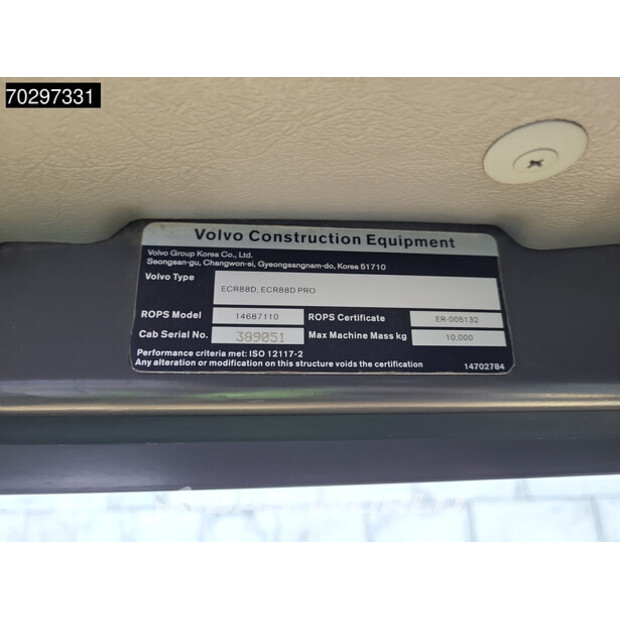 2020 Volvo ECR88D-42937368
