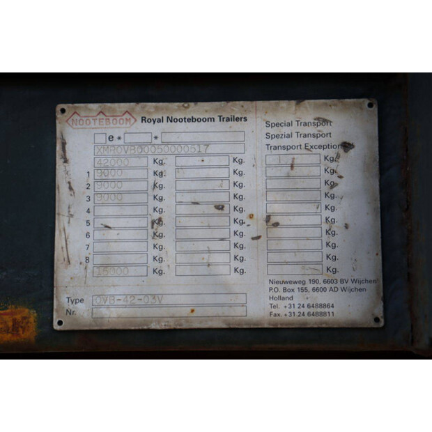2005 Nooteboom OVB-42-03V-42974415